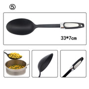 Set di utensili da cucina multifunzione da quattordici pezzi, resistente al calore