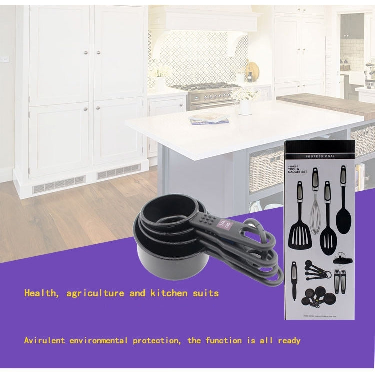 Set utensili da cucina 14 pezzi resistente al calore