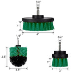 Kit 3 spazzole per pulizia cucina e bagno 3 in 1