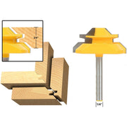 1/4 x 2 Gambo Lavorazione del legno 45 gradi di impegno Tenone Lama ad angolo retto Accessori Coltello Strumenti per la lavorazione del legno, 1/4 x 2