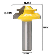 1/2 x 1-3/8 Gambo Lavorazione del legno 45 gradi di impegno Tenone Lama ad angolo retto Accessori Coltello Strumenti per la lavorazione del legno, 1/2 x 1-3/8