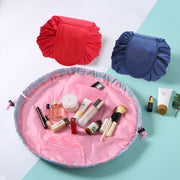 Borsa da viaggio con coulisse di grande volume Borsa per riporre articoli cosmetici, Black, Pink, Light Grey, Light Pink, Mint Green, Navy Blue, Red
