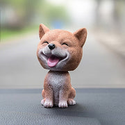 Scuotendo la testa Ornamenti per auto per cani Resine Adorabili regali di Capodanno per cani cartoni animati con nastro biadesivo, Pomeranian Cartoon Dog, Inu Cartoon Dog, Bulldog Cartoon Dog, Husky Dog Cartoon Dog, Corgi Dog Cartoon Dog               ...