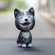 Scuotendo la testa Ornamenti per auto per cani Resine Adorabili regali di Capodanno per cani cartoni animati con nastro biadesivo, Pomeranian Cartoon Dog, Inu Cartoon Dog, Bulldog Cartoon Dog, Husky Dog Cartoon Dog, Corgi Dog Cartoon Dog               ...