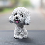 Scuotendo la testa Ornamenti per auto per cani Resine Adorabili regali di Capodanno per cani cartoni animati con nastro biadesivo, Pomeranian Cartoon Dog, Inu Cartoon Dog, Bulldog Cartoon Dog, Husky Dog Cartoon Dog, Corgi Dog Cartoon Dog               ...