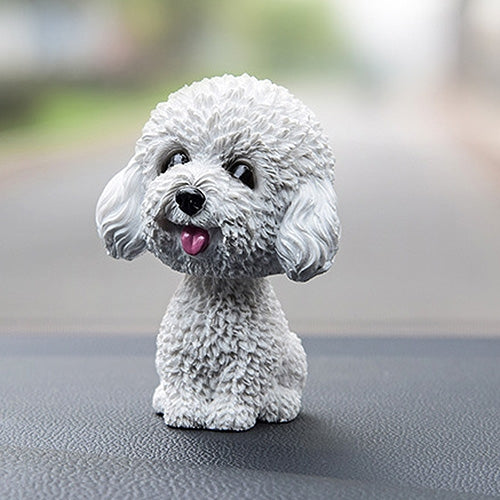 Scuotendo la testa Ornamenti per auto per cani Resine Adorabili regali di Capodanno per cani cartoni animati con nastro biadesivo, Pomeranian Cartoon Dog, Inu Cartoon Dog, Bulldog Cartoon Dog, Husky Dog Cartoon Dog, Corgi Dog Cartoon Dog               ...