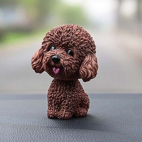 Scuotendo la testa Ornamenti per auto per cani Resine Adorabili regali di Capodanno per cani cartoni animati con nastro biadesivo, Pomeranian Cartoon Dog, Inu Cartoon Dog, Bulldog Cartoon Dog, Husky Dog Cartoon Dog, Corgi Dog Cartoon Dog               ...