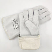 246 # Guanti isolanti in pelle a due strati resistenti all'usura Guanti per saldatore per saldatura ad alta temperatura Protezione da lavoro in pelle, Dimensioni: 34 * 16 cm, 246#