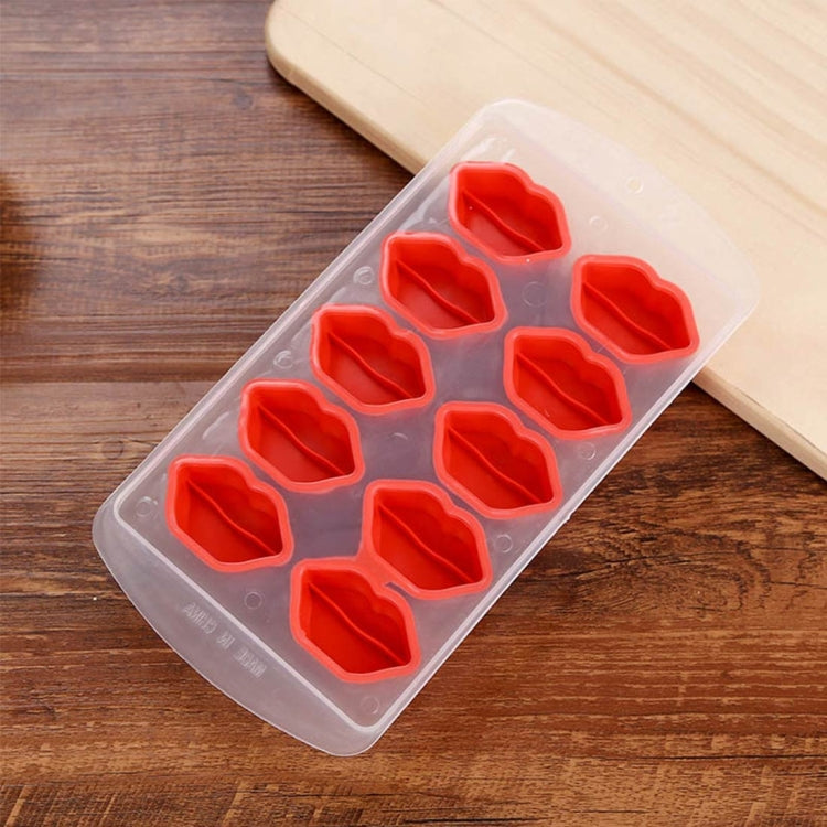 Vassoio in silicone per cubetti di ghiaccio a forma di labbra