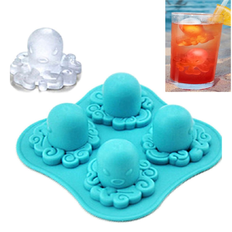 Adorabile stampo per polpo in silicone per cubetti di ghiaccio, vassoio per cubetti di gelato/stampo per ghiaccio, Octopus Shape