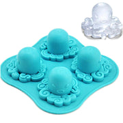 Adorabile stampo per polpo in silicone per cubetti di ghiaccio, vassoio per cubetti di gelato/stampo per ghiaccio, Octopus Shape