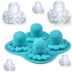 Stampo in silicone polpo per cubetti di ghiaccio 15x15 cm