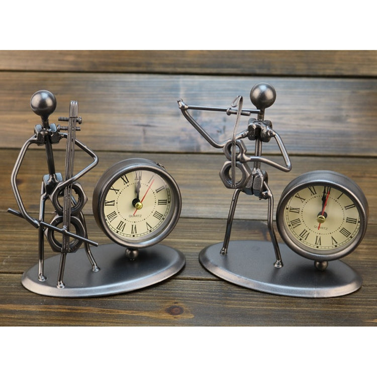 Piccola sveglia creativa in ferro e acciaio inossidabile, orologi e orologi personalizzati retrò, regali boutique, Small Alarm Clock