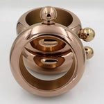 Brocca in acciaio inox 100 ml con coperchio in rame