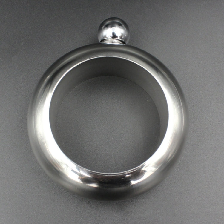 Brocca per bracciale in acciaio inossidabile addensato da 100 ml alla moda creativa da 3,5 once, Silver