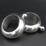 Brocca per bracciale in acciaio inossidabile addensato da 100 ml alla moda creativa da 3,5 once, Silver