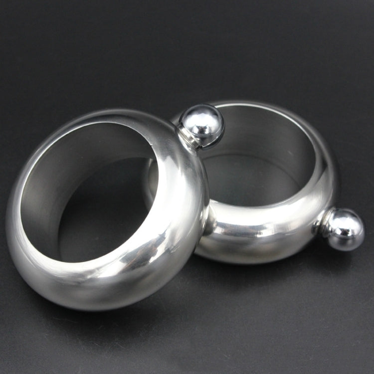 Brocca per bracciale in acciaio inossidabile addensato da 100 ml alla moda creativa da 3,5 once, Silver