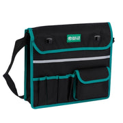 01 Tipo Multifunzione Panno di tela Ispessimento Elettricista Marsupio Strumenti di manutenzione Borsa a tracolla Comoda borsa per attrezzi, Canvas Cloth Tool Bag