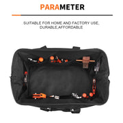 Borsa da cintura multifunzione per elettricista in tessuto Oxford, borsa per strumenti di manutenzione, borsa a tracolla, comoda borsa per attrezzi, dimensioni: 19 pollici, Size : 19 inch
