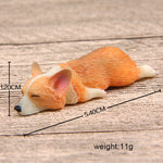 Decorazione per la casa Bella Rrunk on Sleep Corgi 3D Fibbia magnetica Pasta per frigorifero, Corgi  Magnetic