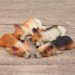 Decorazione per la casa Bella Rrunk on Sleep Corgi 3D Fibbia magnetica Pasta per frigorifero, Corgi  Magnetic