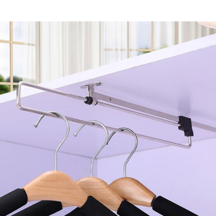 Appendiabiti per armadio estraibile con guida telescopica (35 cm), 35cm