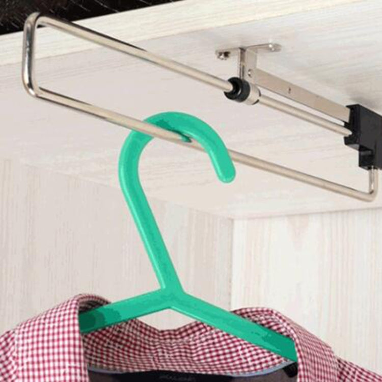 Appendiabiti per armadio estraibile con guida telescopica (25 cm), 25cm