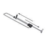 Appendiabiti per armadio estraibile con guida telescopica (25 cm), 25cm