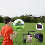 V770 0.39 inch OLED Large Screen Portable HD Head-mounted Display, Support NTSC/PAL
