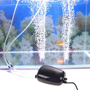RS-290 220V 3W Prese singole Flusso regolabile Pompa d'aria per acquario silenzioso Pompa per ossigeno per acquario, 3W