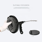 5 m Testa di Metallo cucina Wc Fogna Blocco Strumento Manuale Tubo Draga Scarichi Draga Tubi Fogna Lavello Pulizia Zoccoli, Blockage Hand Tool Pipe