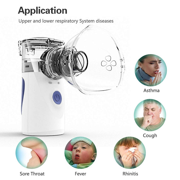 Nebulizzatore ad ultrasuoni portatile per terapia respiratoria