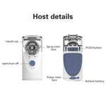 Nebulizzatore ad ultrasuoni portatile per terapia respiratoria