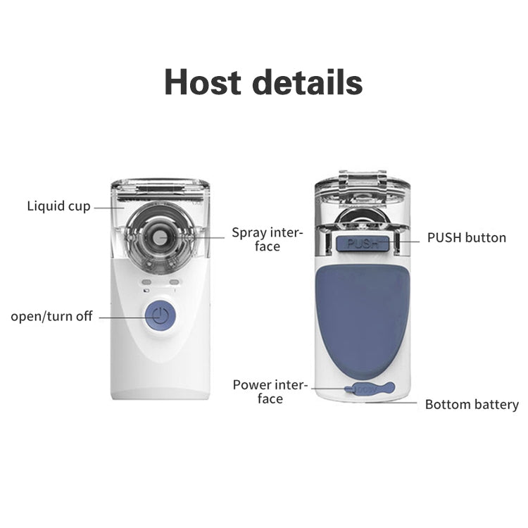 Nebulizzatore ad ultrasuoni portatile per terapia respiratoria