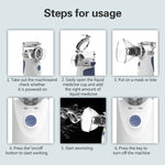 Nebulizzatore ad ultrasuoni portatile per terapia respiratoria