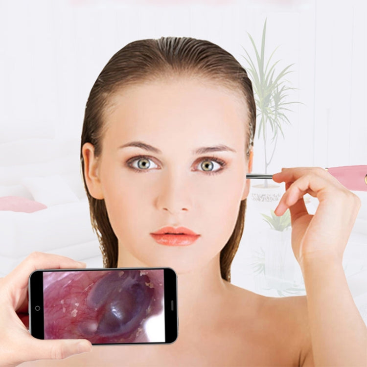 Endoscopio WiFi 720P per pulizia orecchio con cucchiaio