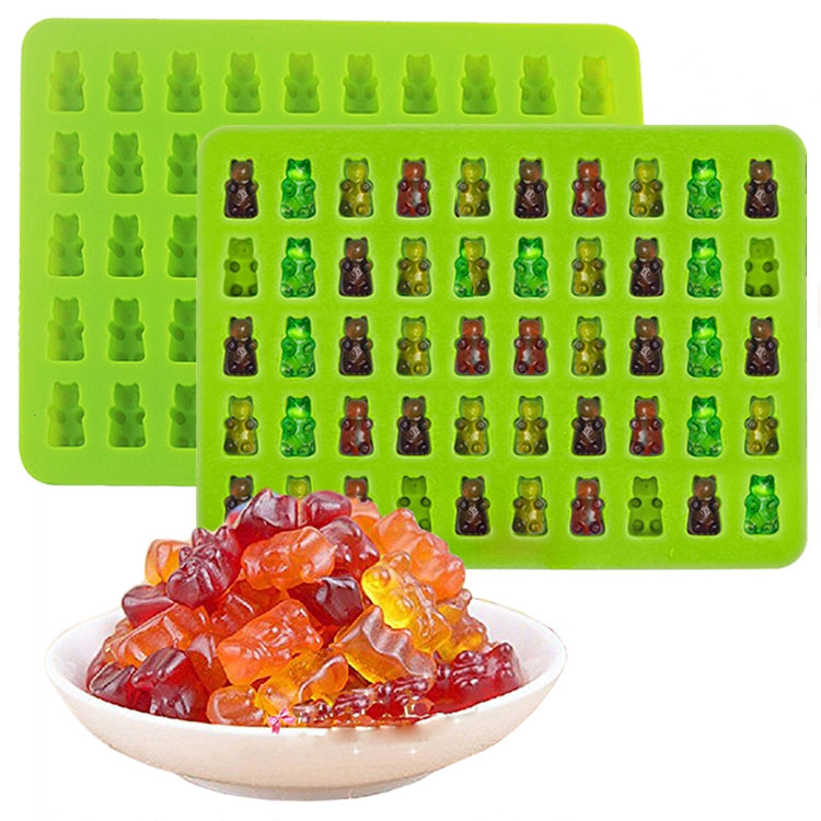 Stampo silicone 50 fori orsetto per cioccolato e biscotti