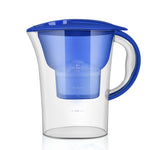 Bottiglia di acqua fredda con filtro a carbone attivo portatile da cucina domestica da 1,3 litri, 1.3L (Blue), 1.3L (Purple)