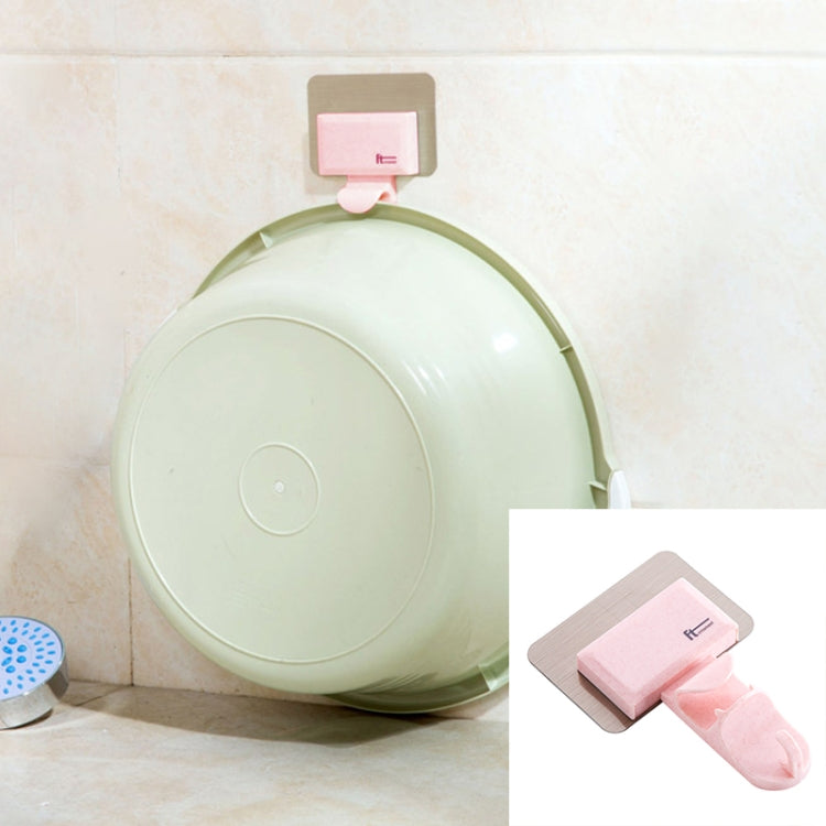 Gancio a parete creativo Traceless da bagno da 2 pezzi