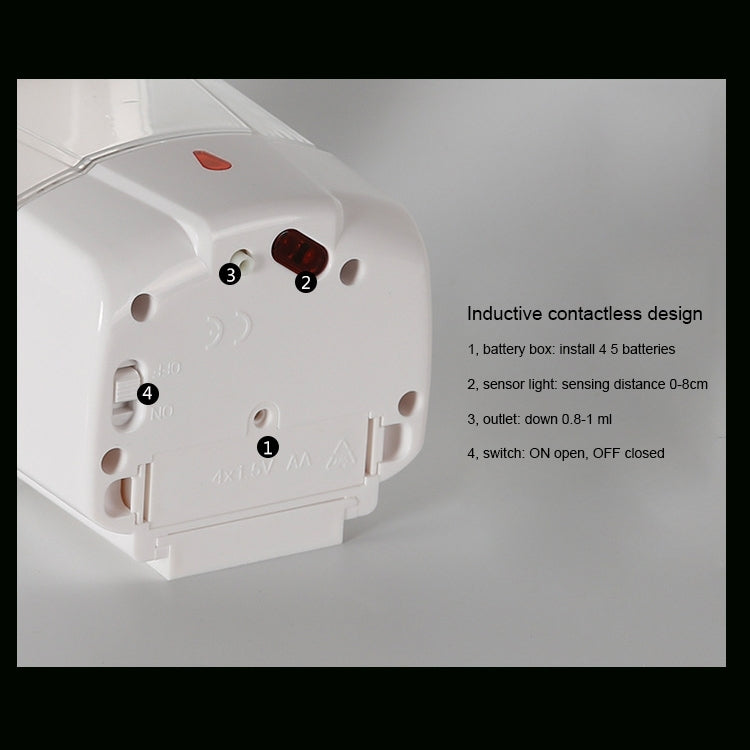 Dispenser automatico di sapone liquido da 700 ml in ABS