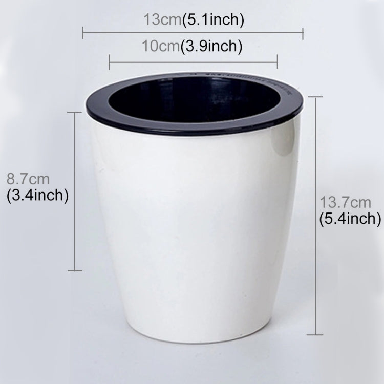 Vaso autoirrigante in plastica diametro 13 cm