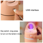 Mini umidificatore portatile USB 175ml con luce LED
