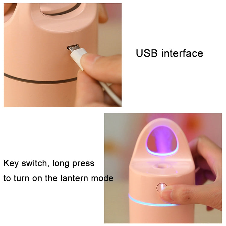 Mini umidificatore portatile USB 175ml con luce LED