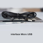 Lavagna acrilica LED dimmerabile A4 con cavo USB e alimentatore