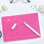 Set tappetino da taglio A5 Junesix Tappetino da taglio, righello e coltello da intaglio, Junesix A5 (Mint Green), Junesix A5 (Pink), Junesix A5 (Blue), Junesix A5 (Purple)