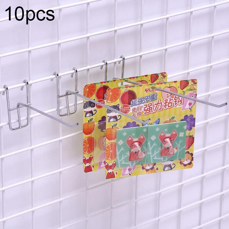 Gancio per mensola con griglia in ferro da supermercato 10 pezzi da 3,5 mm, lunghezza: 15 cm, 3.5mm  15cm