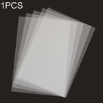 10 pezzi di pellicola termoretraibile per stampa carta da stampa epossidica fai-da-te materiale per timbri di gomma carta da stampa, DIY Heat Shrink Film (White), DIY Heat Shrink Film (Transparent)