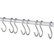 Gancio metallico multifunzionale in acciaio inossidabile a forma di S da 3 mm, lunghezza: 9 cm, 9cm