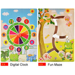 Giocattolo multifunzionale della scatola del tesoro da gioco in legno, Multi-functional