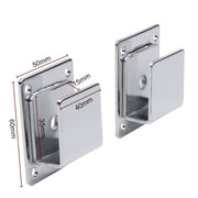 Gancio per tubo quadrato con staffa da parete da 2 pezzi per l'esposizione del supermercato del negozio di abbigliamento, Wall Bracket